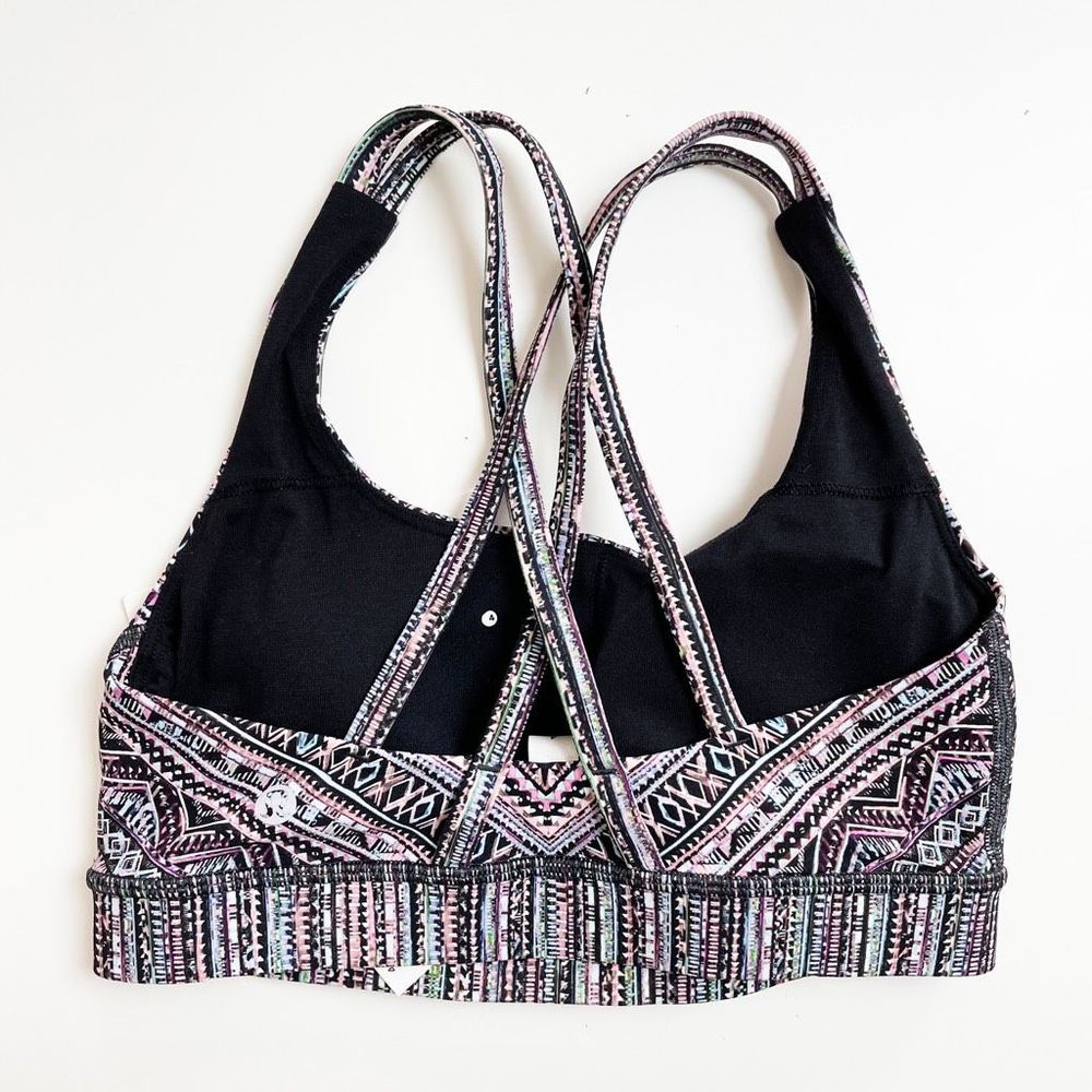 Lululemon Energy Sports Bra Tribal Pace Full-On Luxtreme Stretch 4 NWT - Picture 2 of 7